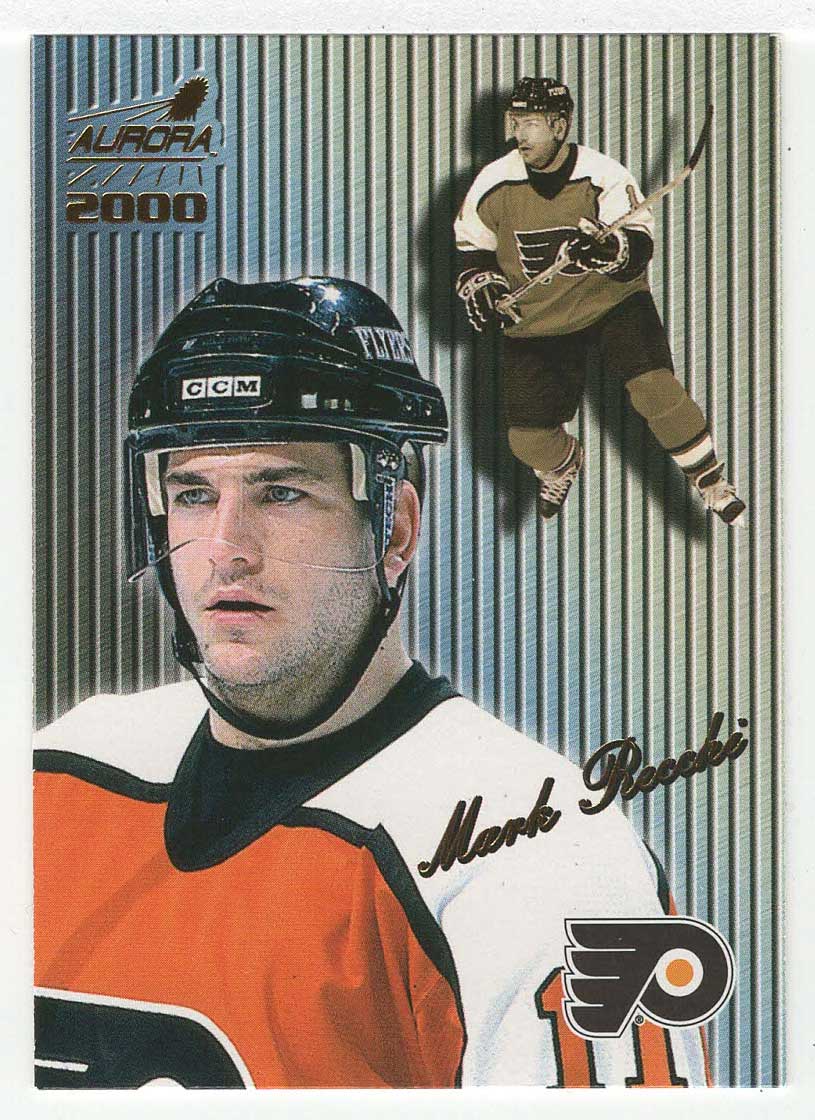 Mark Recchi - Philadelphia Flyers - Striped (NHL Hockey Card) 1999-00 Pacific Aurora # 107 Mint