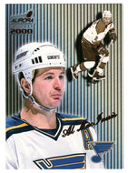 Al MacInnis - St. Louis Blues - Striped (NHL Hockey Card) 1999-00 Pacific Aurora # 126 Mint