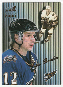 Peter Bondra - Washington Capitals - Striped (NHL Hockey Card) 1999-00 Pacific Aurora # 146 Mint