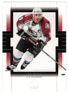 Joe Sakic - Colorado Avalanche (NHL Hockey Card) 1999-00 Upper Deck SP Authentic # 23 Mint