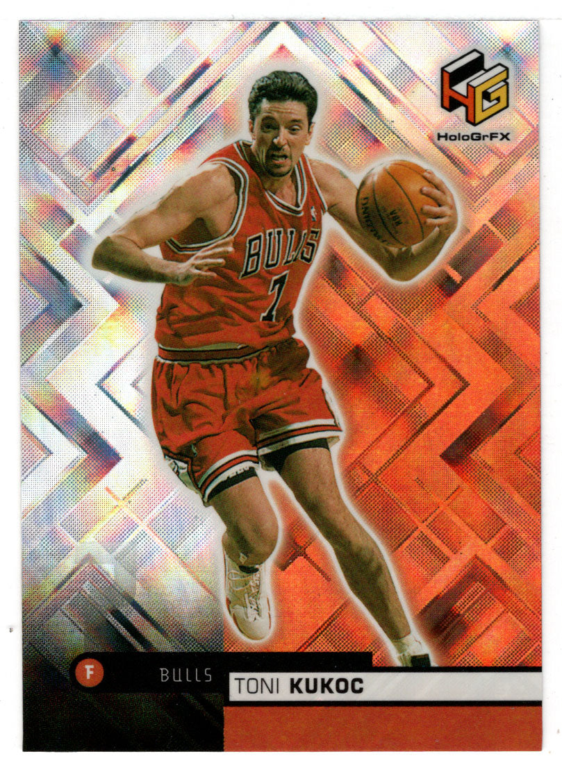 Toni Kukoc - Chicago Bulls (NBA Basketball Card) 1999-00 Upper Deck HoloGrFX # 8 Mint