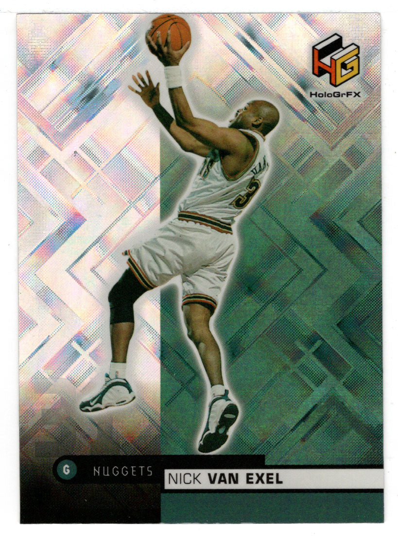 Nick Van Exel - Denver Nuggets (NBA Basketball Card) 1999-00 Upper Deck HoloGrFX # 14 Mint