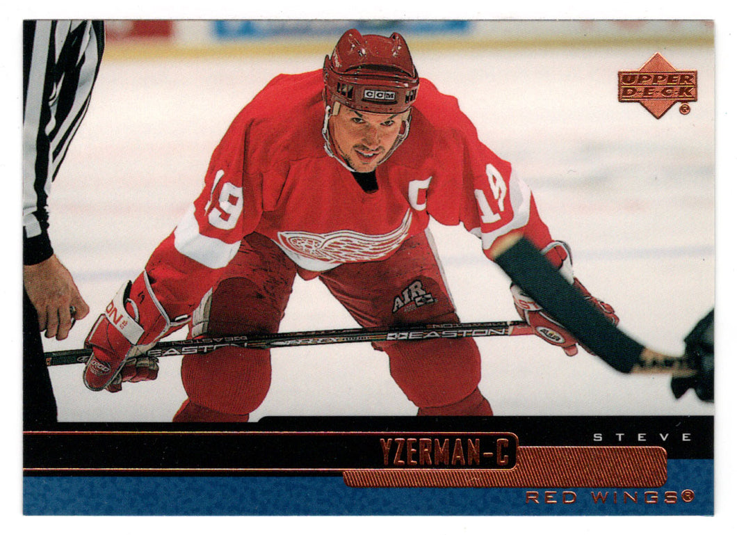 Steve Yzerman - Detroit Red Wings (NHL Hockey Card) 1999-00 Upper Deck # 49 Mint