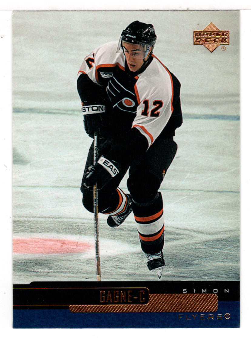 Simon Gagne - Philadelphia Flyers (NHL Hockey Card) 1999-00 Upper Deck # 270 Mint