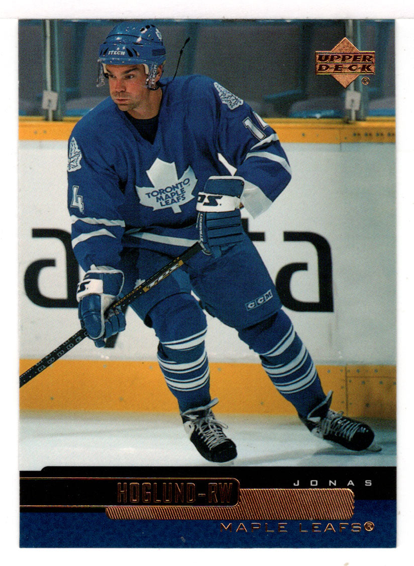 Jonas Hoglund - Toronto Maple Leafs (NHL Hockey Card) 1999-00 Upper Deck # 292 Mint