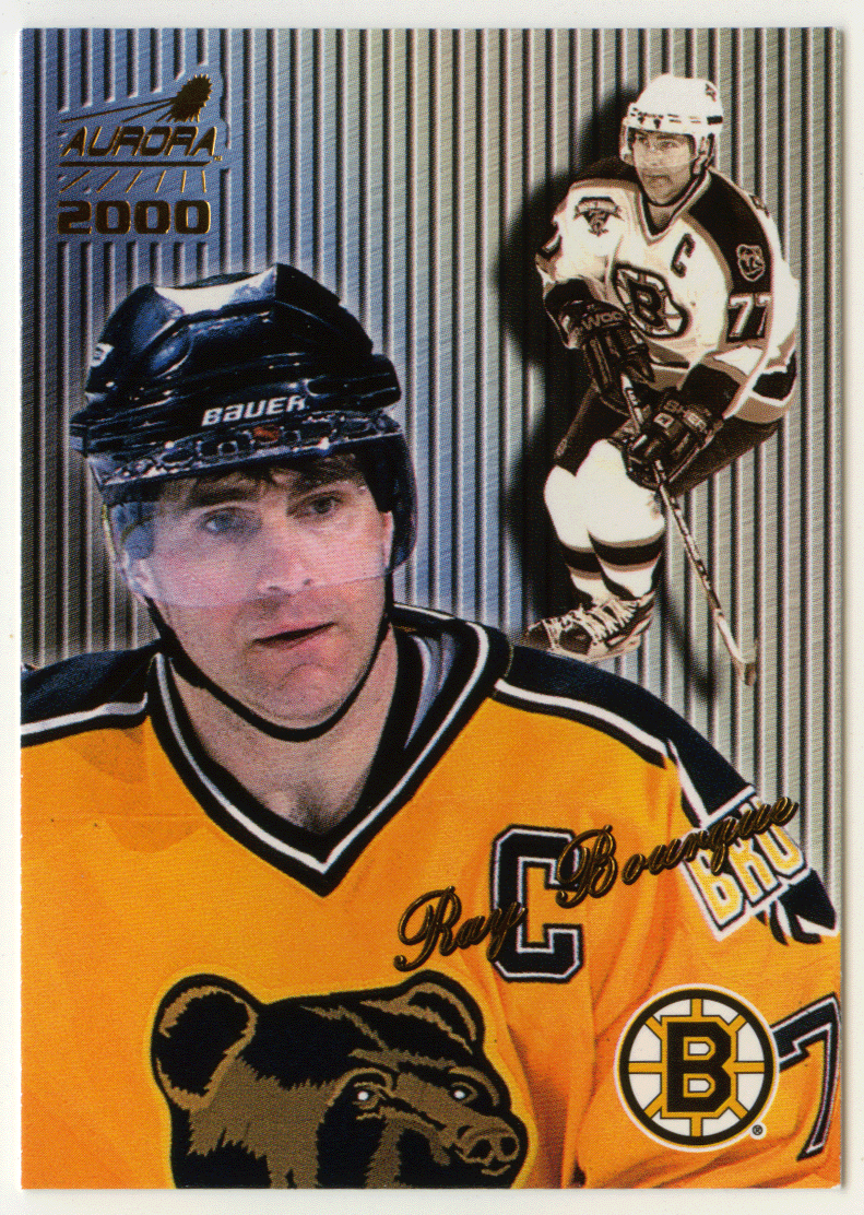 Ray Bourque - Boston Bruins - Striped (NHL Hockey Card) 1999-00 Pacific Aurora # 10 Mint