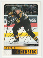Martin Sonnenberg - Pittsburgh Penguins (NHL Hockey Card) 1999-00 Upper Deck MVP Stanley Cup Edition SILVER Script # 149 Mint