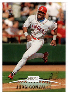 Texas Rangers Juan Gonzalez Topps Action Flats