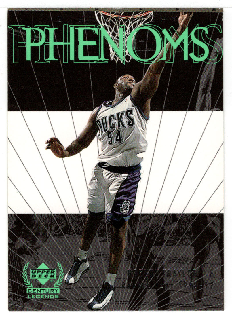Robert Traylor - Milwaukee Bucks (NBA Basketball Card) 1999 Upper Deck Legends # 64 Mint