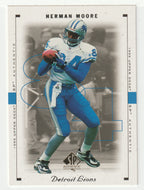 Herman Moore - Detroit Lions (NFL Football Card) 1999 Upper Deck SP Authentic # 30 Mint