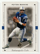 Peyton Manning - Indianapolis Colts (NFL Football Card) 1999 Upper Deck SP Authentic # 36 Mint