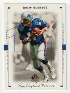 Drew Bledsoe - New England Patriots (NFL Football Card) 1999 Upper Deck SP Authentic # 50 Mint