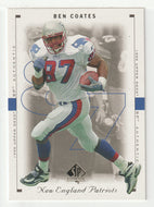 Ben Coates - New England Patriots (NFL Football Card) 1999 Upper Deck SP Authentic # 51 Mint