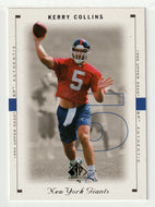 Kerry Collins - New York Giants (NFL Football Card) 1999 Upper Deck SP Authentic # 57 Mint