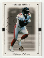 Terance Mathis - Atlanta Falcons (NFL Football Card) 1999 Upper Deck SP Authentic # 6 Mint