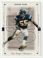 Junior Seau - San Diego Chargers (NFL Football Card) 1999 Upper Deck SP Authentic # 73 Mint