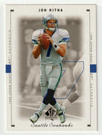 Jon Kitna - Seattle Seahawks (NFL Football Card) 1999 Upper Deck SP Authentic # 81 Mint