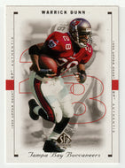 Warrick Dunn - Tampa Bay Buccaneers (NFL Football Card) 1999 Upper Deck SP Authentic # 82 Mint