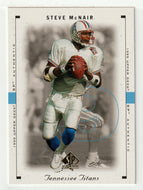 Steve McNair - Tennessee Titans (NFL Football Card) 1999 Upper Deck SP Authentic # 86 Mint