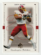 Skip Hicks - Washington Redskins (NFL Football Card) 1999 Upper Deck SP Authentic # 89 Mint