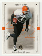 Terry Kirby - Cleveland Browns (NFL Football Card) 1999 Upper Deck SP Authentic # 19 Mint