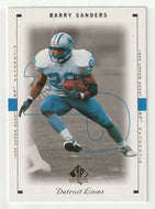 Barry Sanders - Detroit Lions (NFL Football Card) 1999 Upper Deck SP Authentic # 28 Mint