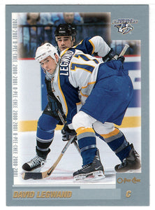 David Legwand - Nashville Predators (NHL Hockey Card) 2000-01 O-Pee-Chee # 24 Mint