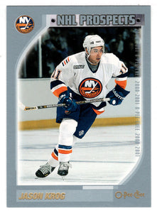 Jason Krog - New York Islanders - Top Prospects (NHL Hockey Card) 2000-01 O-Pee-Chee # 294 Mint