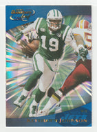 Keyshawn Johnson - New York Jets (NFL Football Card) 2000 Quantum Leaf # 205 Mint