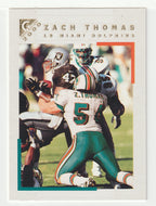 Zach Thomas - Miami Dolphins (NFL Football Card) 2000 Topps Gallery # 32 Mint