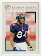 Shannon Sharpe - Baltimore Ravens (NFL Football Card) 2000 Topps Gallery # 33 Mint