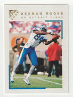 Herman Moore - Detroit Lions (NFL Football Card) 2000 Topps Gallery # 37 Mint