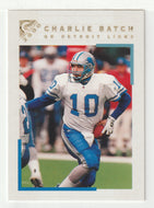 Charlie Batch - Detroit Lions (NFL Football Card) 2000 Topps Gallery # 54 Mint