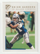 Deion Sanders - Dallas Cowboys (NFL Football Card) 2000 Topps Gallery # 102 Mint