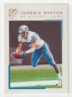 Johnnie Morton - Detroit Lions (NFL Football Card) 2000 Topps Gallery # 103 Mint
