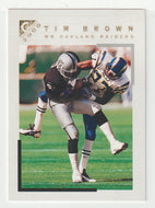 Tim Brown - Oakland Raiders (NFL Football Card) 2000 Topps Gallery # 114 Mint