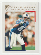Kevin Dyson - Tennessee Titans (NFL Football Card) 2000 Topps Gallery # 118 Mint