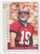 Giovanni Carmazzi RC - San Francisco 49ers - Apprentice (NFL Football Card) 2000 Topps Gallery # 162 Mint