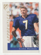 Chris Redman RC - Baltimore Ravens - Apprentice (NFL Football Card) 2000 Topps Gallery # 164 Mint