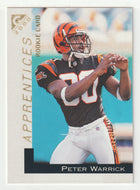 Peter Warrick - RC - Cincinnati Bengals - Apprentice (NFL Football Card) 2000 Topps Gallery # 175 Mint
