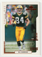 Bill Schroeder - Green Bay Packers (NFL Football Card) 2000 Upper Deck MVP # 64 Mint
