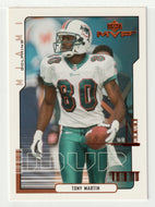 Tony Martin - Miami Dolphins (NFL Football Card) 2000 Upper Deck MVP # 86 Mint