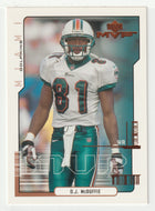 O.J. McDuffie - Miami Dolphins (NFL Football Card) 2000 Upper Deck MVP # 88 Mint