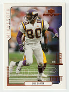 Cris Carter - Minnesota Vikings (NFL Football Card) 2000 Upper Deck MVP # 95 Mint