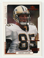 Cam Cleeland - New Orleans Saints (NFL Football Card) 2000 Upper Deck MVP # 105 Mint