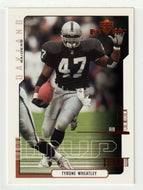 Tyrone Wheatley - Oakland Raiders (NFL Football Card) 2000 Upper Deck MVP # 122 Mint