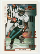 Troy Vincent - Philadelphia Eagles (NFL Football Card) 2000 Upper Deck MVP # 131 Mint