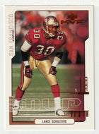 Lance Schulters - San Francisco 49ers (NFL Football Card) 2000 Upper Deck MVP # 158 Mint