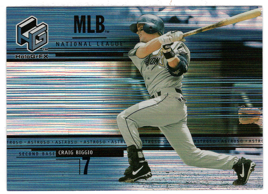 Craig Biggio - Houston Astros (MLB Baseball Card) 2000 Upper Deck HoloGrFX # 5 Mint