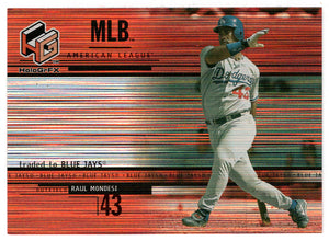 Raul Mondesi - Toronto Blue Jays (MLB Baseball Card) 2000 Upper Deck HoloGrFX # 10 Mint